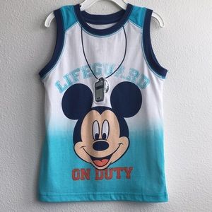 Boys Mickey Mouse Lifeguard Tank Top